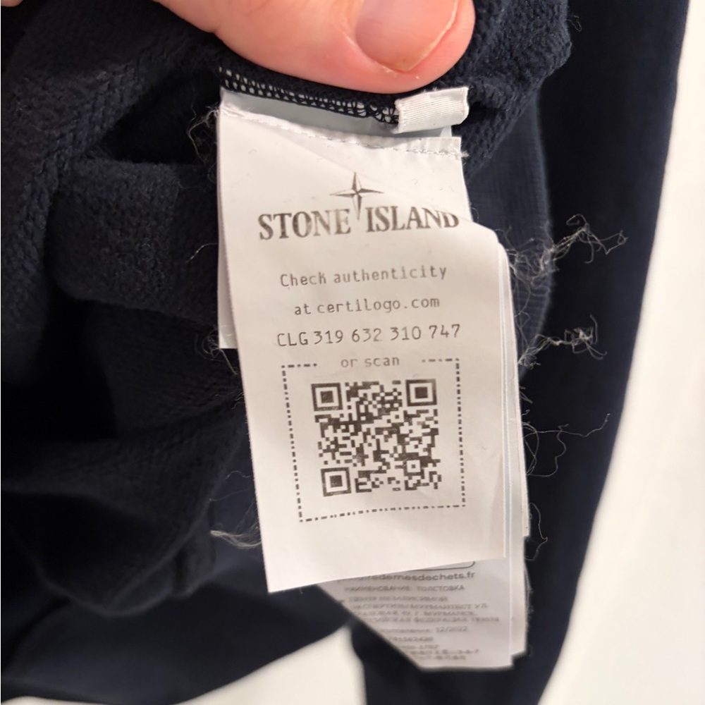 Stone Island Dark Blue Crewneck Sweater 3XL - Picture 4 of 6